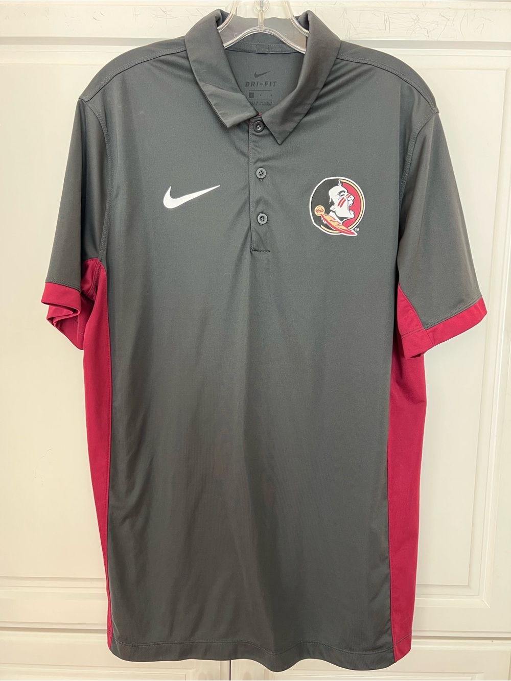 FSU Nike DryFit polo shirt
